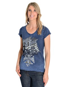 CAMISETA CHICA WCC LOUDEST FASTEST