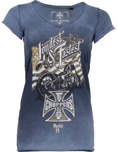 CAMISETA CHICA WCC LOUDEST FASTEST 2