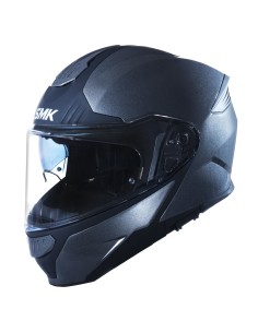 Casco Modular SMK Gullwing Matt Black MA200 - Para moteros urbanos