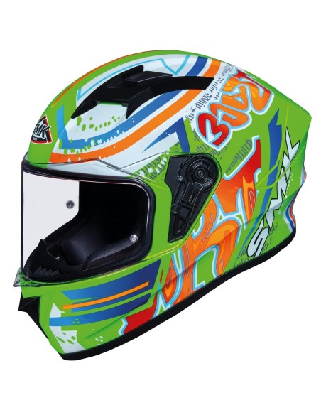CASCO SMK INTEGRAL STELLAR GRAFFITI GREEN CASCO SMK INTEGRAL STELLAR GRAFFITI GREEN