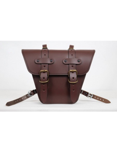 ALFORJA MARBELLA UNIVERSAL CAFE RACER MARRÓN