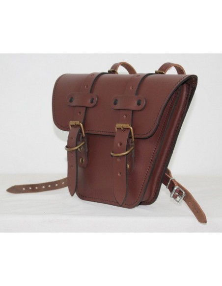 ALFORJA MARBELLA UNIVERSAL CAFE RACER MARRÓN