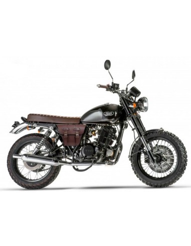 ALFORJA MARBELLA CAFE RACER MASH MARRÓN