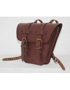 ALFORJA MARBELLA CAFE RACER MASH MARRÓN 2