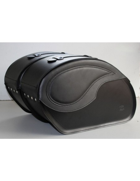 ALFORJAS RIGIDAS PIEL VENDETTA BMW R18