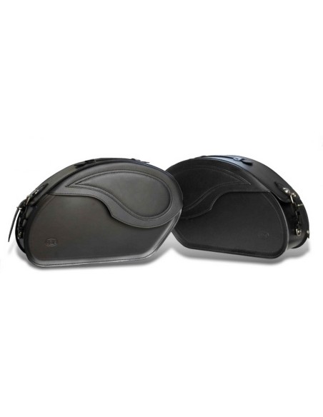 ALFORJAS RIGIDAS PIEL VENDETTA BMW R18