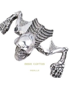 EMBELLECEDOR "SKULL" PARA FARO AUXILIAR 4 1/2" (10 A 12 CM) DE D