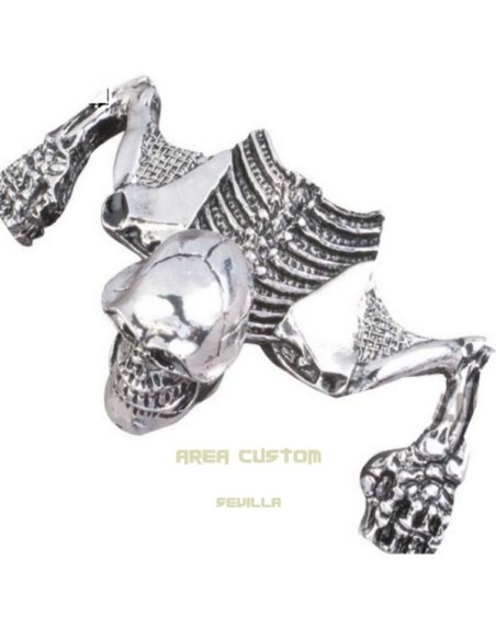 EMBELLECEDOR "SKULL" PARA FARO AUXILIAR 4 1/2" (10 A 12 CM) DE D