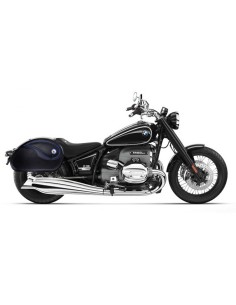 ALFORJAS RIGIDAS PIEL NAPOLEON BMW R18 HILO AZUL