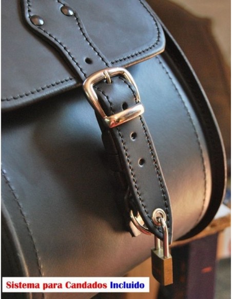 ALFORJAS RIGIDAS PIEL NAPOLEON BMW R18 HILO AZUL ALFORJAS RIGIDAS PIEL NAPOLEON BMW R18 HILO AZUL