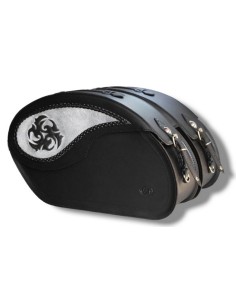 ALFORJAS RIGIDAS PIEL VENDETTA BMW R18 TRIBAL ASPAS 2