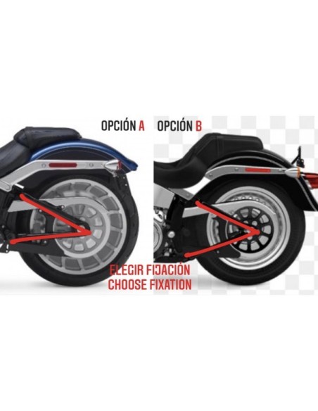 ALFORJA BASCULANTE NAPOLES PARA HD SOFTAIL IZDA