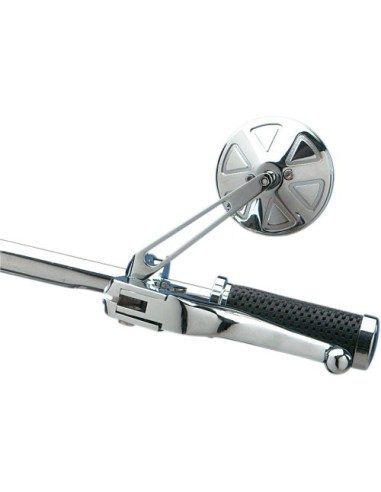 ESPEJO ROUND DRAG NESS RED VARILLA STEALTH I PE