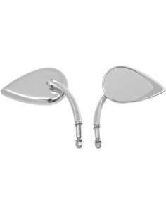 ESPEJO TEAR-DROP CROMADO VR -CORTA PE
