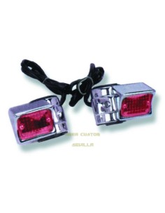 28894 - Intermitentes universales moto Peak largo leds carbonlook  HOMOLOGADOS co