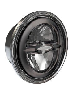 FARO CENTRAL REFLECTOR LUZ 14,5 CM (5,75") NEGRO