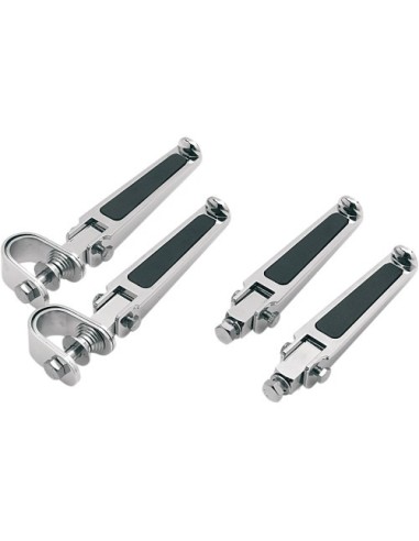 ESTRIBERAS CON APLICACIONES DE GOMA ATORNILLADAS DRAG SPECIALTIES