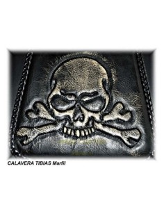 ALFORJAS SUPER-STAR RIGIDAS TEX CALAVERAS TIBIAS FONDO MARFIL 2