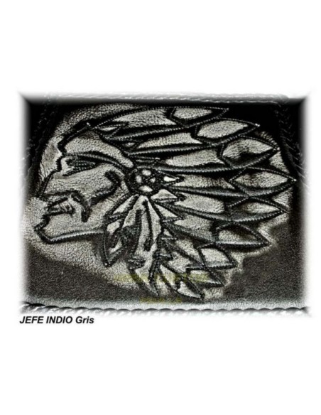 ALFORJAS SUPER-STAR RIGIDAS CELTIC CLASICAS FLECOS JEFE INDIO FO