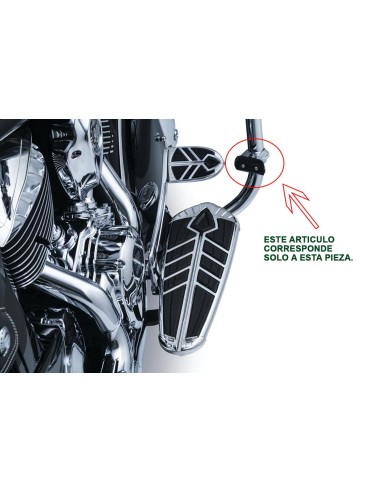 REPOSAPIES CRUISE APOYO PUNTA PIE NEGRO BRILLANTE KURYAKYN