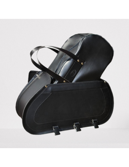 ALFORJAS RIGIDAS CAMPEADOR CELTIC BASICAS COCO MARRON