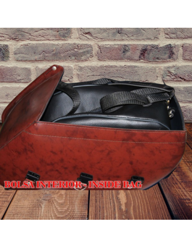 ALFORJAS SUPER-STAR RIGIDAS CLASICA GRAN JEFE FLECOS