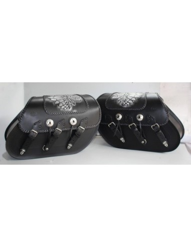 ALFORJAS SUPER-STAR RIGIDAS CLASICA JEFE INDIO TRENZADO