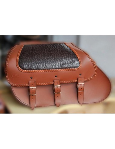 ALFORJAS SEMI RIGIDAS STAR MARRON COCO