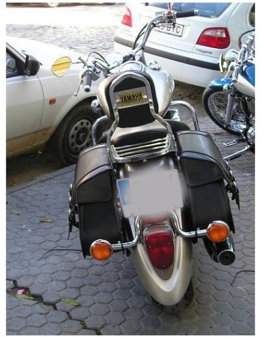 ALFORJAS PIEL STAR NEGRO COCO