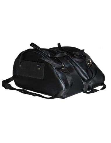 ALFORJAS PIEL RIGIDAS NAPOLEÓN CRANEO LLAMAS