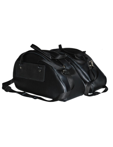 ALFORJAS PIEL RIGIDAS NAPOLEÓN CRANEO LLAMAS