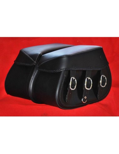 ALFORJAS PIEL PIZARRO BASICAS TRENZADA UNIVERSAL