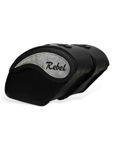 ALFORJAS PIEL RIGIDAS ECLIPSE HONDA REBEL LOGO REBEL 2