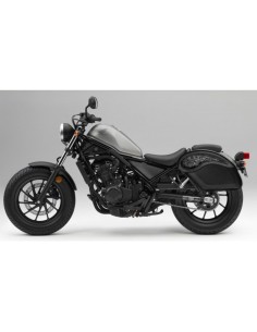 ALFORJAS PIEL RIGIDAS ECLIPSE HONDA REBEL GOTIKAS 2