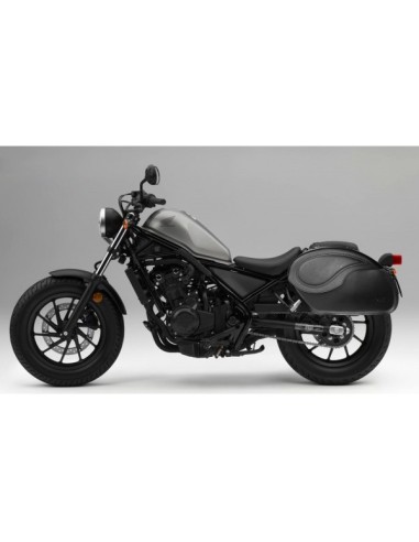 ALFORJAS PIEL RIGIDAS VENDETTA HONDA REBEL BASICAS