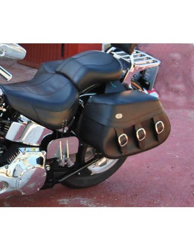 ALFORJAS PIEL PIZARRO BASICAS  UNIVERSAL