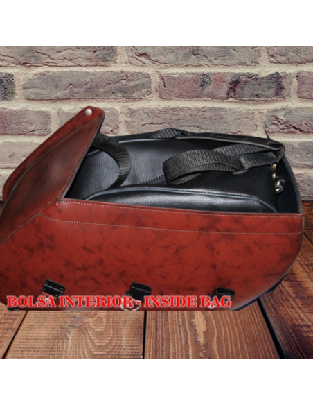 ALFORJAS SUPER STAR RIGIDAS BASICAS CALAVERA TIBIAS TEX