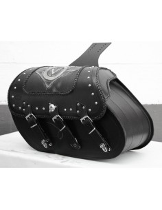 ALFORJAS SUPER STAR RIGIDAS BASICAS TRENZADA PERS LOGO VULCAN 2