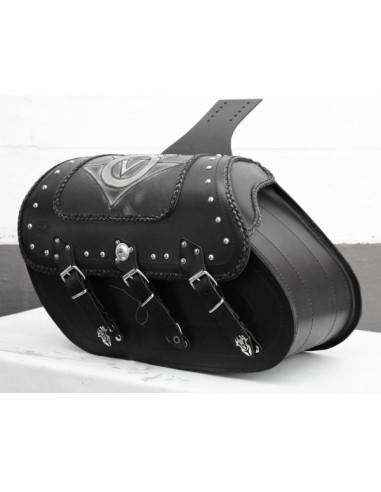 ALFORJAS SUPER STAR RIGIDAS BASICAS TRENZADA PERS LOGO VULCAN