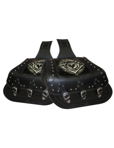 ALFORJAS SUPER STAR RIGIDAS BASICAS TRENZADA PERS LOGO VULCAN