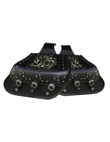 ALFORJAS RIGIDAS SUPER-STAR CLASICA TRIBAL TRENZADO UNIVERSAL