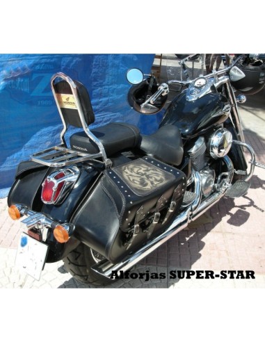 ALFORJAS RIGIDAS SUPER-STAR CLASICA TRIBAL TRENZADO UNIVERSAL