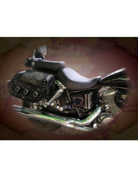 ALFORJAS RIGIDAS PIEL IBER CLASICA TRENZADO TRIBAL ALFORJAS RIGIDAS PIEL IBER CLASICA TRENZADO TRIBAL