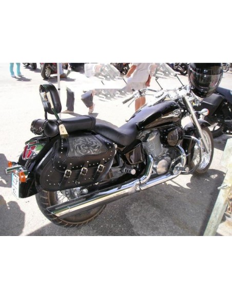 ALFORJAS RIGIDAS PIEL IBER CLASICA TRENZADO TRIBAL ALFORJAS RIGIDAS PIEL IBER CLASICA TRENZADO TRIBAL