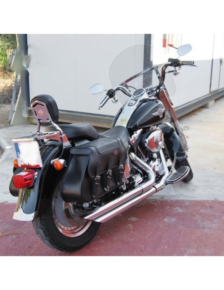 ALFORJAS PIEL IKARO TRENZADO GOTICO ALFORJAS PIEL IKARO TRENZADO GOTICO