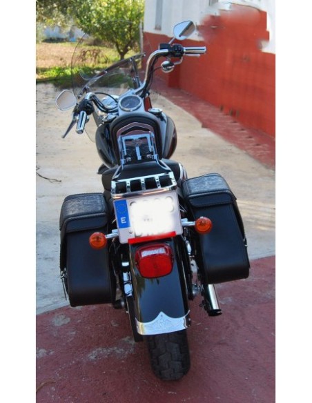 ALFORJAS PIEL IKARO TRENZADO GOTICO ALFORJAS PIEL IKARO TRENZADO GOTICO