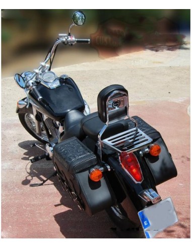 ALFORJAS PIEL IKARO TRENZADO GOTICO