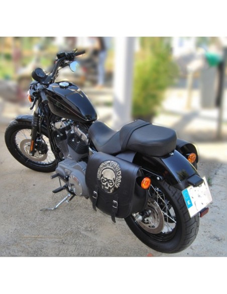 ALFORJA PIEL SPARTA HD SKULL ALFORJA PIEL SPARTA HD SKULL