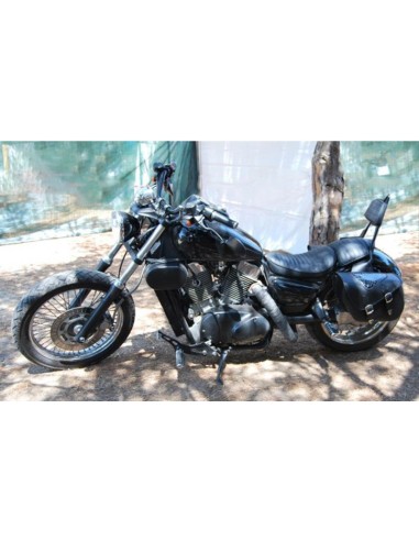 ALFORJAS PIEL ALHAMA TRENZADO COCO