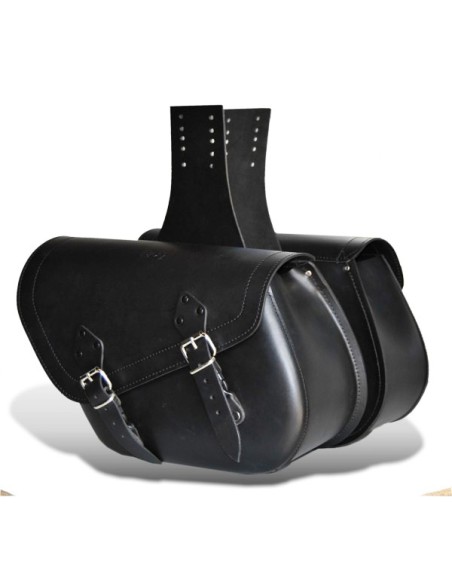 ALFORJAS PIEL ALHAMA BÁSICA PARA ROYAL ENFIELD METEOR 350